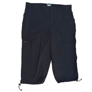 Vintage‎ L.L.Bean Nylon Capri Pants Women's Large Hiking Outdoor Lightweight